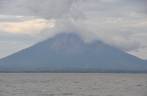 O imponente vulcão Concepción, o mais alto da Isla Ometepe, no lago Nicarágua
